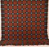 Geometric Two Part Overshot Coverlet