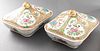 Chinese Export Rose Medallion Porcelain Dishes, Pr