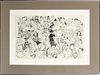Al Hirschfeld "Movieland '54" Lithograph on Paper