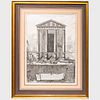 Giovanni Battista Piranesi (1720-1778): Elevazione Ortographica del Tempio d'Ercole; and Portico del Pantheon