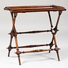 Victorian Style Mahogany Butler's Tray Table