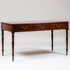 Federal Style Mahogany and Leather Desk