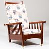 Williams Morris and Co. Brass-Mounted Mahogany Reclining Armchair