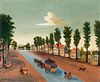ELISÉE MACLET (Lyons-en-Santerre, 1881 - Paris 1962).
"Road to Versailles".
Oil on canvas.
Signed in the lower left corner.