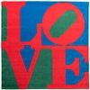 ROBERT INDIANA (New Castle, Indiana, USA, 1938 - Vinalhaven, Maine, USA, 2018).
"LOVE".
Handmade woolen tapestry.
Signed.