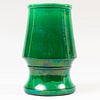 Green Glazed Vase, Possibly Japanese