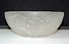 Lalique Molded and Frosted Glass Bowl