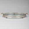 TIffany & Co. Silver-Mounted-Glass Tray