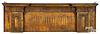 Federal painted pine hanging shelf, ca. 1810