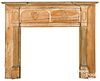 Federal carved pine mantel, early 19th c.