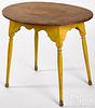 New England painted pine and maple tavern table