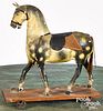 Painted horse pull toy, ca. 1900