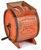 New Hampshire painted butter churn, late 19th c.,