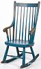New England painted rodback rocking chair