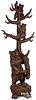 Black Forest carved bear tree umbrella stand