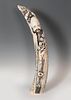 "Fukurokuju. China, first quarter of the 20th century. Carved tusk. With CITES certificate."