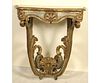 19th CENTURY FRENCH WALL MOUNT CONSOLE TABLE