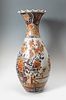 Vase. China, second half of the 20th century. Glazed porcelain. Signed at the base.