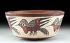 Nazca Polychrome Bowl w/ Hummingbirds