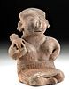 Nayarit Pottery Seated Mother and Child