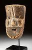 Early 20th C. African Grebo Wood Mask