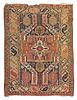 A large kilim rug