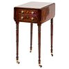 19th Century Rosewood Drop-Leaf Side Table
