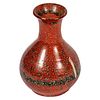 Mid Century Modern Spattered Glazed Vase from England