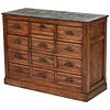 19th Century French Sideboard Chest of Drawers with Stone Top
