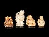 Four Chinese Hardstone Figures of Boys