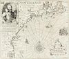 * (MAP) SMITH, JOHN. New England. [London, 1614] Double-page engraved map.