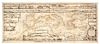 (MAP) (MORTIER, PIERRE) DE HOOGHE, ROMEYN DE. Carte Nouvelle de la Mer Mediterranee... Amsterdam,c. 1694. Three-sheet eng. map.