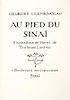 (TOULOUSE-LAUTREC, HENRI) CLEMENCEAU, HENRI. Au pied du Sinai. Paris, [1898]. Limited, no. 106 of 380.