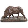 Louis Riche (French, b 1877-1949) Bronze Boar Sculpture