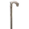 Silver Plated Lion Walking Stick