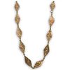 18k Gold Open Work Necklace