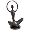 Large Bronze Yoga Girl Sculpture