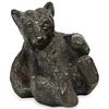 Signed "G.M" Bronze Bear Sculpture