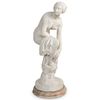 After E. M. Falconet (French, 1716) "Baigneuse" Marble Sculpture