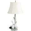 Lladro Nao Porcelain Goose Table Lamp