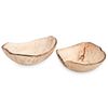 (2 Pc) Spencer Peterman Wooden Bowls