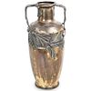 Kayser Art Nouveau Silvered Brass Amphora