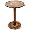 Syrian Inlaid Wood End Table