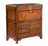 CHINESE CARVED CAMPHORWOOD CHEST WITH DRAWERS