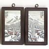 Pair Of Fine 19th C. Chinese Porcelain Plaques