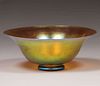 Steuben #2851 Flared Aurene Glass Bowl