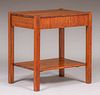 Arts & Crafts Oak One-Drawer Side Table c1910