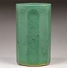 Peters & Reed Stoneware Matte Green Vase c1910s