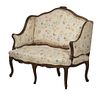 FRENCH FRUITWOOD SETTEE