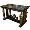 A French Empire Marble Top Table